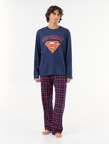 Pyjama long 'Superman' 'DC Comics' - 2 pièces