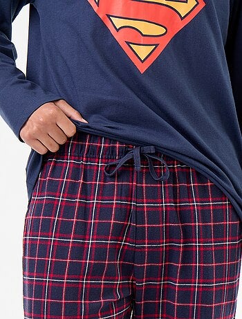 Pyjama long 'Superman' 'DC Comics' - 2 pièces
