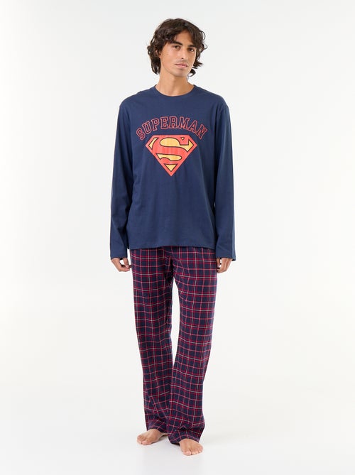 Pyjama long 'Superman' 'DC Comics' - 2 pièces - Kiabi Pyjama long 'Superman' 'DC Comics' - 2 pièces - Kiabi