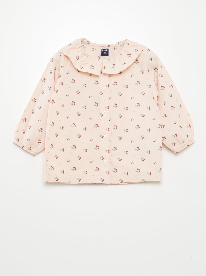 Pyjama long vichy - 2 pièces ROSE - Kiabi