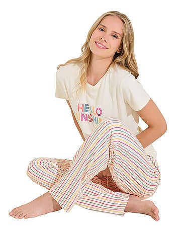 Pyjama loungewear broek t-shirt summer