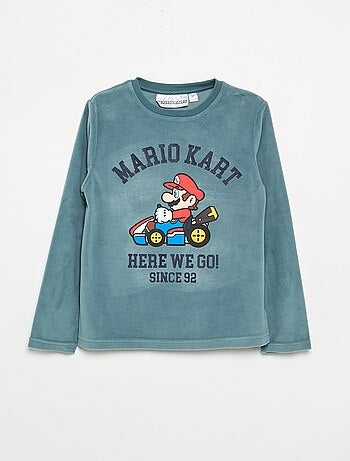 Pyjama 'Mario Kart' 2-delig - T-shirt met lange mouwen + broek