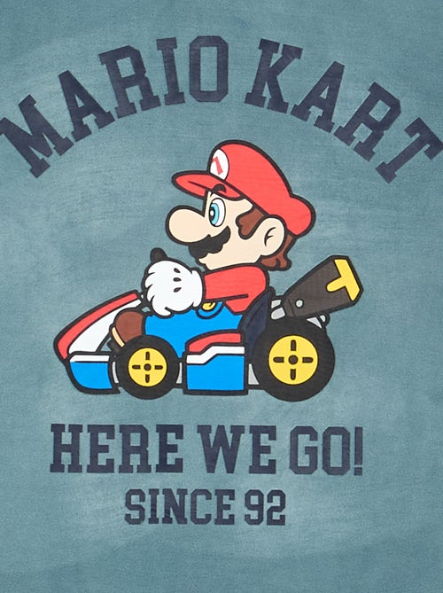 Pyjama 'Mario Kart' 2-delig - T-shirt met lange mouwen + broek - Kiabi Pyjama 'Mario Kart' 2-delig - T-shirt met lange mouwen + broek - Kiabi