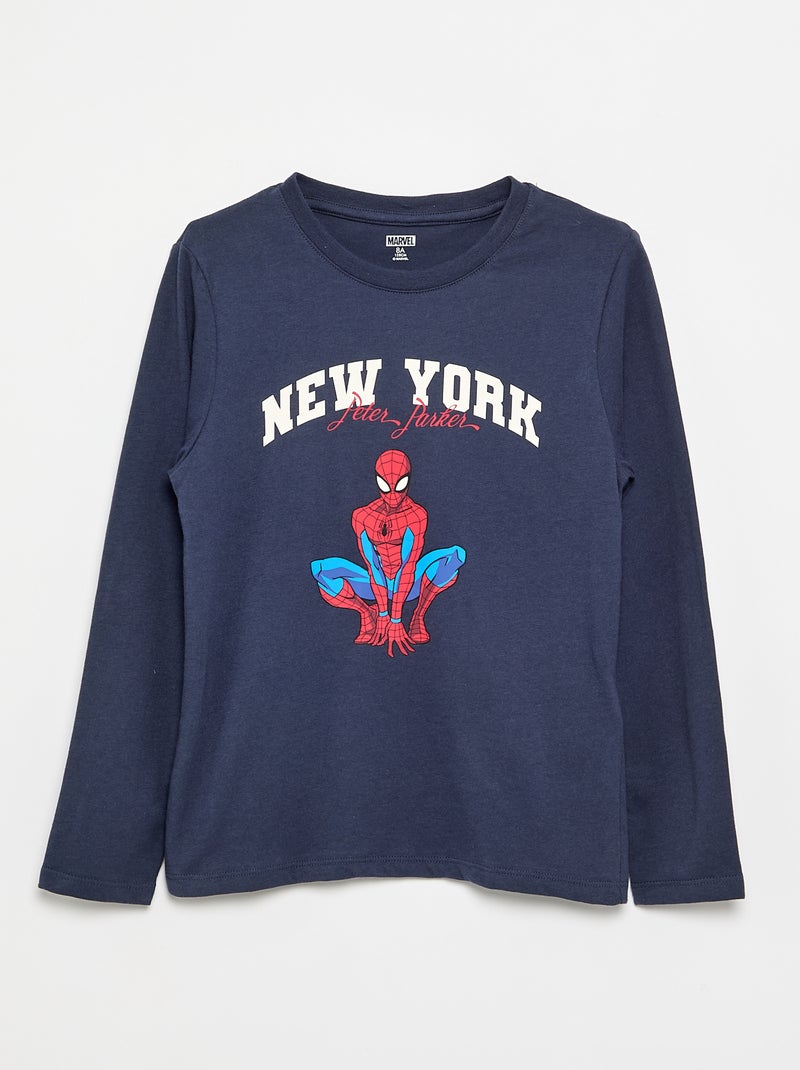 Pyjama 'Marvel' 'Spiderman' 2-delig Blauw - Kiabi