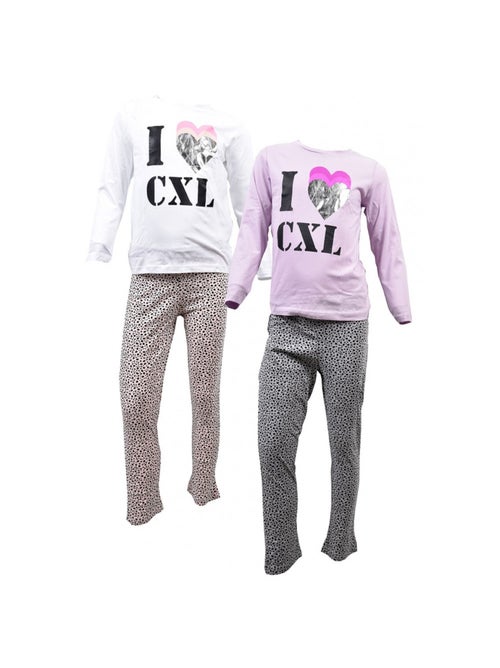 Pyjama Meisje CXL by LACROIX - Set van 2 - Kiabi Pyjama Meisje CXL by LACROIX - Set van 2 - Kiabi