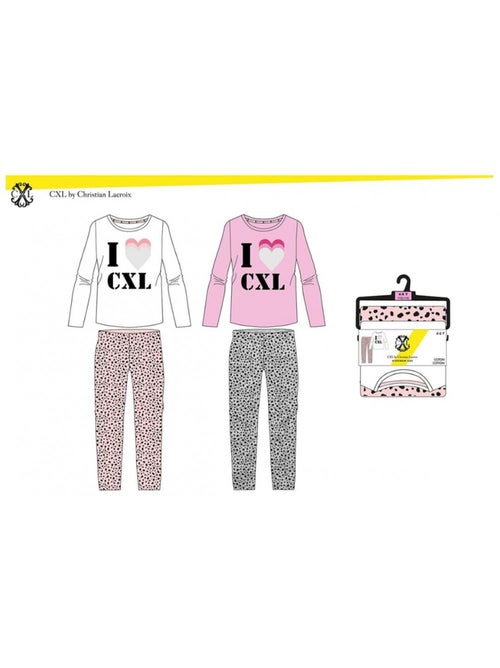 Pyjama Meisje CXL by LACROIX - Set van 2 - Kiabi Pyjama Meisje CXL by LACROIX - Set van 2 - Kiabi