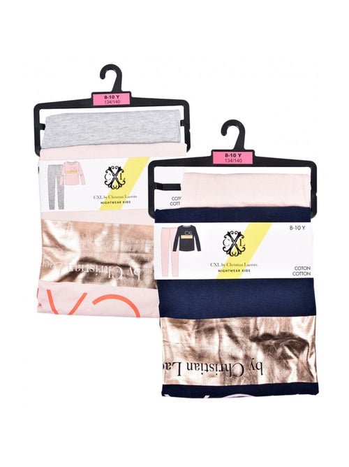 Pyjama Meisje CXL by LACROIX - Set van 2 - Kiabi Pyjama Meisje CXL by LACROIX - Set van 2 - Kiabi