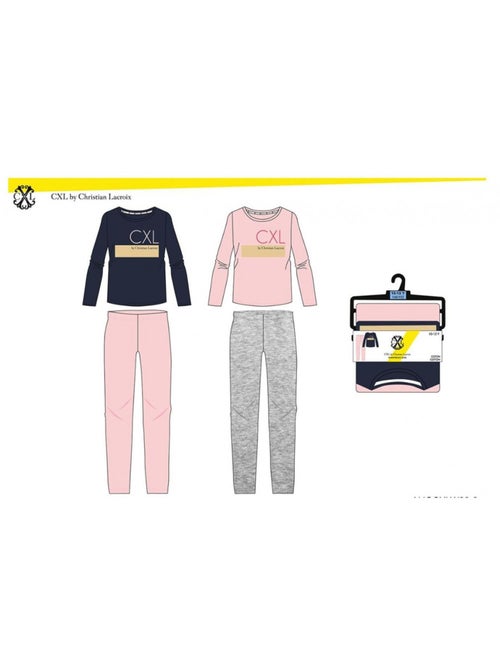 Pyjama Meisje CXL by LACROIX - Set van 2 - Kiabi Pyjama Meisje CXL by LACROIX - Set van 2 - Kiabi