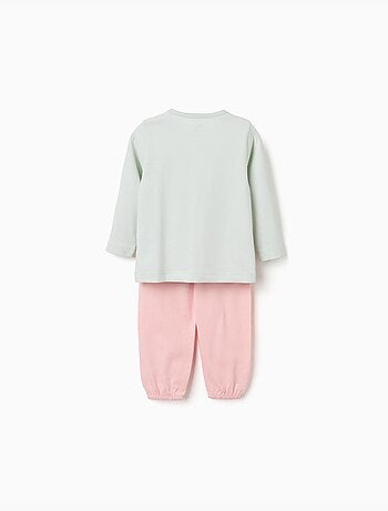 Pyjama met lange mouwen met bloemenprint