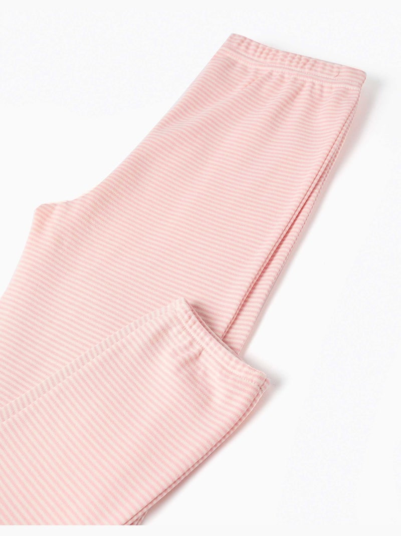 Pyjama met lange mouwen van katoen met gewatteerd masker Wit - Kiabi