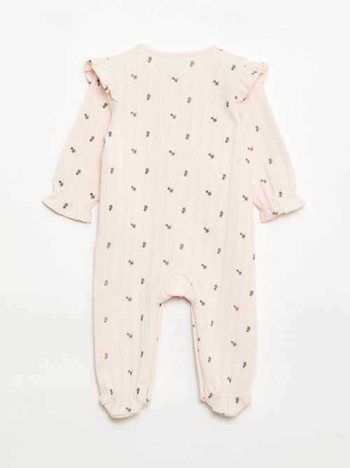 Pyjama met opening aan de voorkant - Kiabi