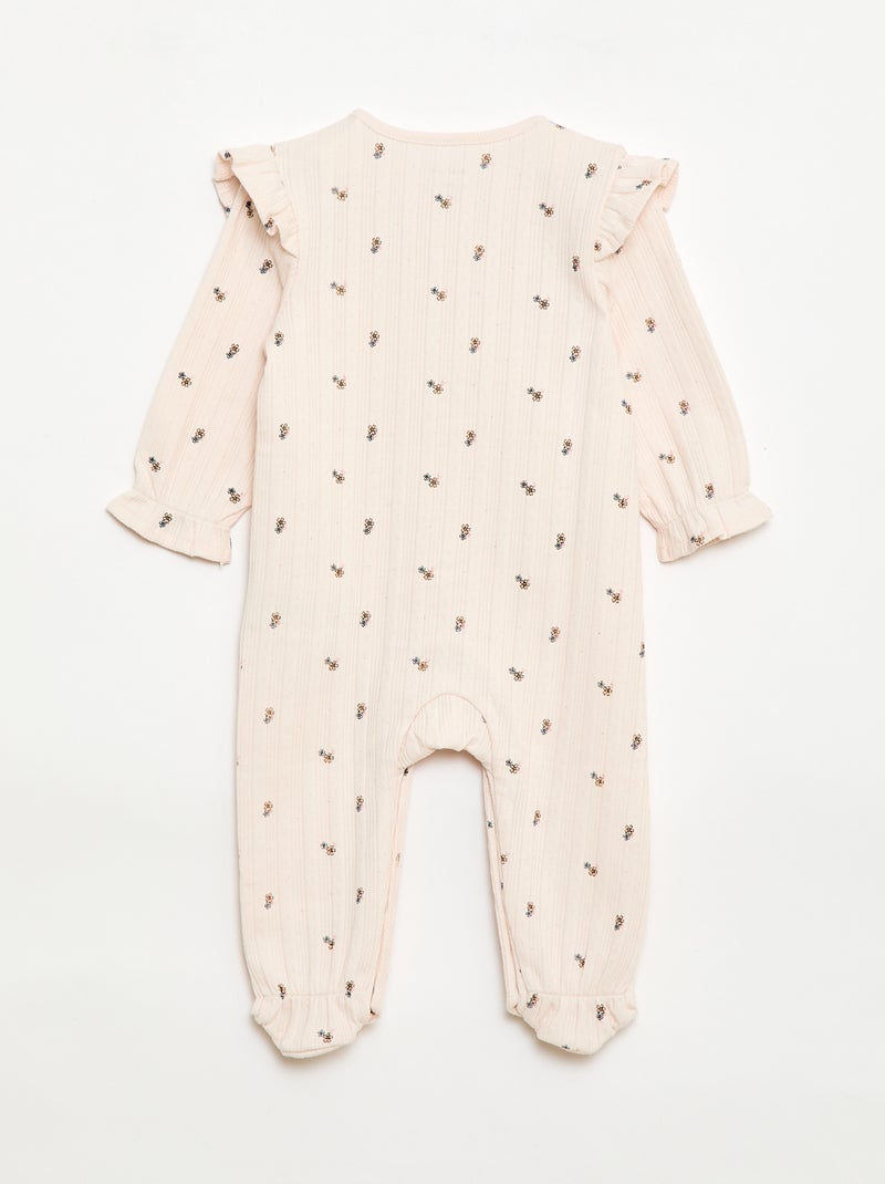 Pyjama met opening aan de voorkant Rose - Kiabi