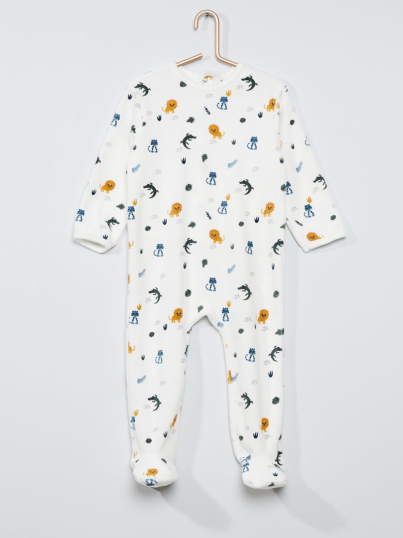 Pyjama met print WIT - Kiabi