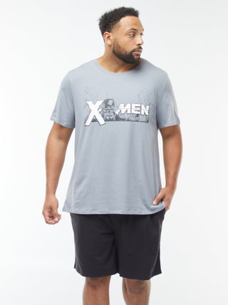 Pyjama met short + T-shirt 'X-MEN'/'Marvel' - 2-delig