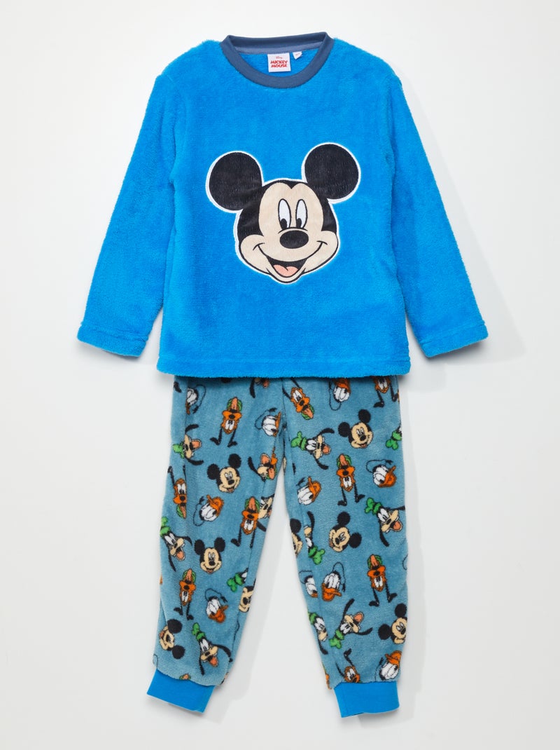 Pyjama 'Mickey' - 2-delig marine / rood - Kiabi