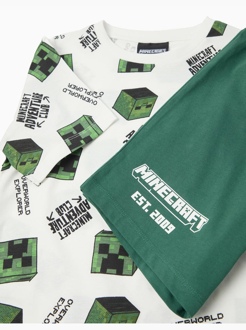 Pyjama 'Minecraft', MO Fashion Blanc - Kiabi
