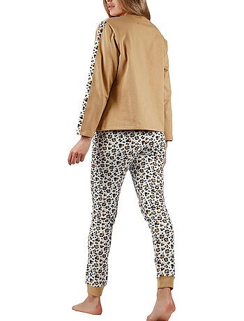 Pyjama outfit broek top lange mouwen minnie leopardo disney