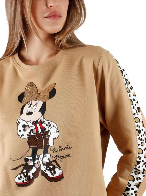 Pyjama outfit broek top lange mouwen minnie leopardo disney - Kiabi