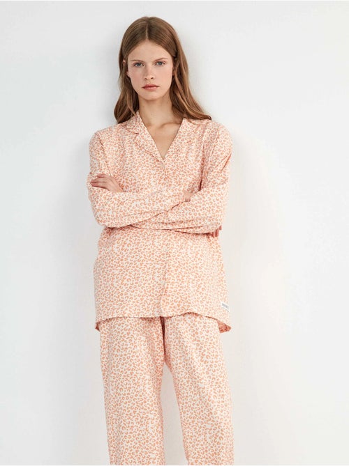 Pyjama overhemd sex and the city dierenprint - Kiabi Pyjama overhemd sex and the city dierenprint - Kiabi