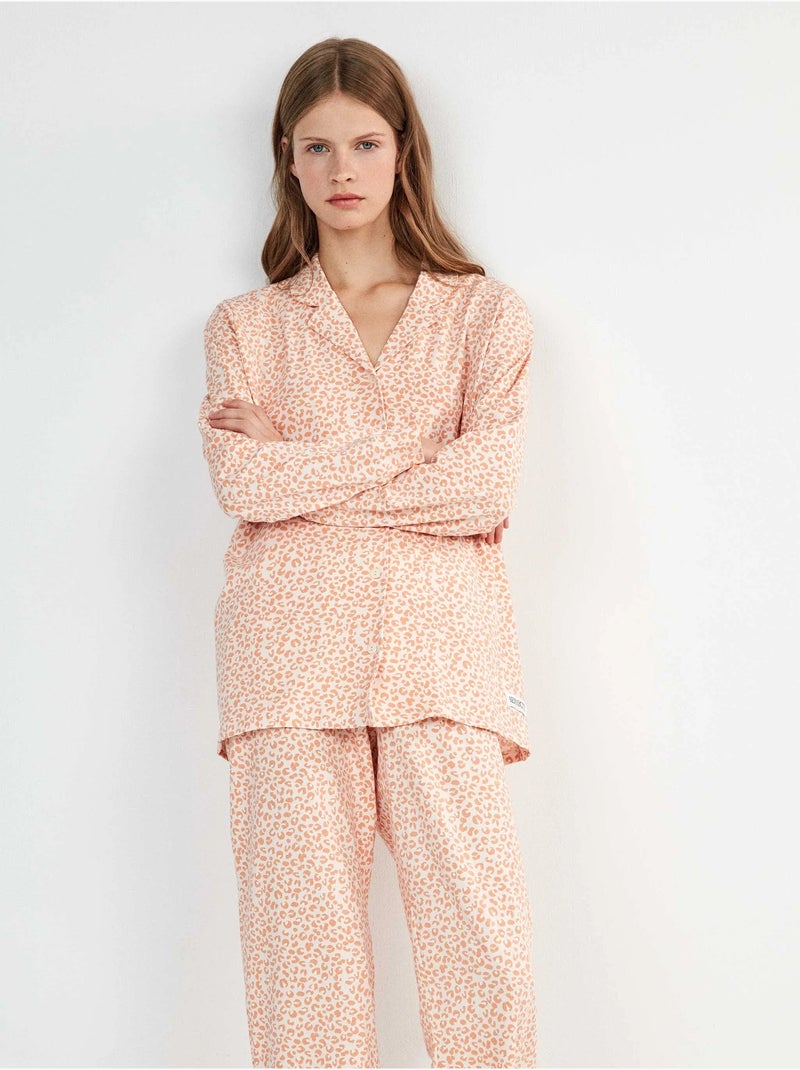 Pyjama overhemd sex and the city dierenprint Multicolor - Kiabi