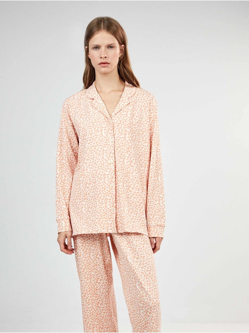 Pyjama overhemd sex and the city dierenprint Multicolor - Kiabi