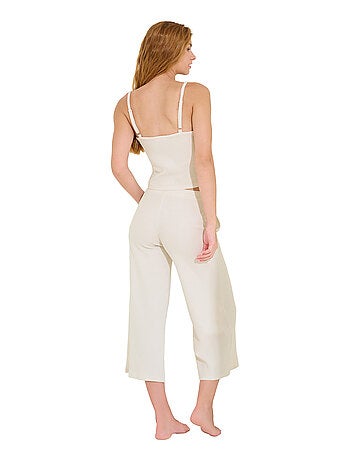 Pyjama pantacourt caraco freely