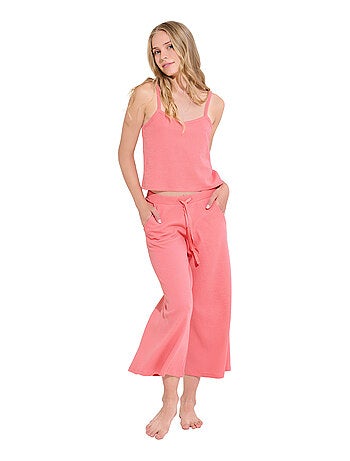 Pyjama pantacourt caraco freely