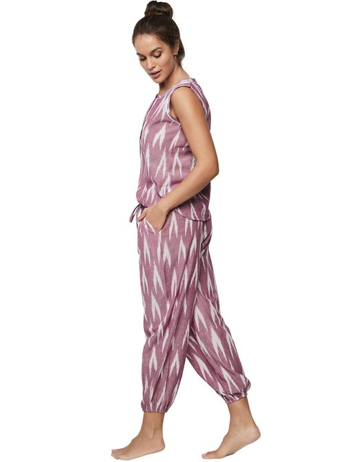 Pyjama pantacourtanktop homewear p101 - Kiabi Pyjama pantacourtanktop homewear p101 - Kiabi