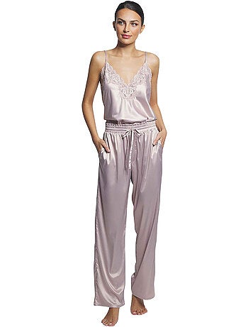 Pyjama pantalon caraco sofisticada