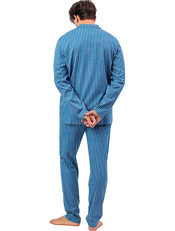 Pyjama pantalon chemise manches longues classic stripes