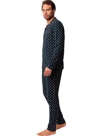 Pyjama pantalon chemise manches longues classic tie