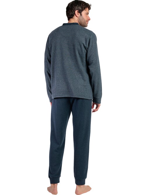 Pyjama pantalon chemise manches longues grigio - Kiabi