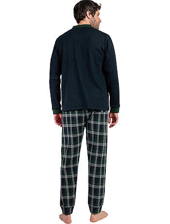 Pyjama pantalon chemise manches longues smeraldo