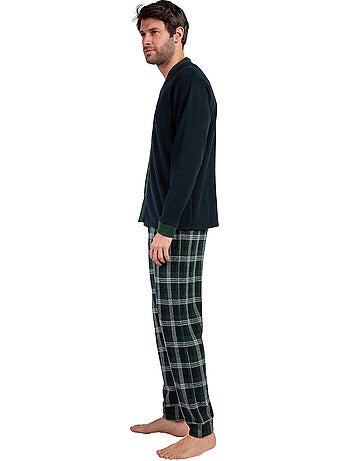 Pyjama pantalon chemise manches longues smeraldo