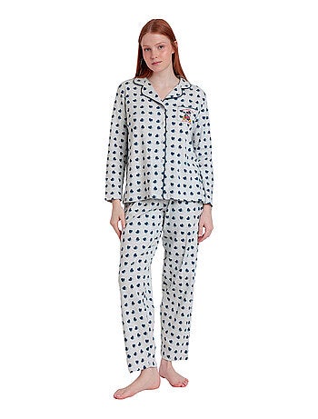 Pyjama pantalon chemise you make my love disney