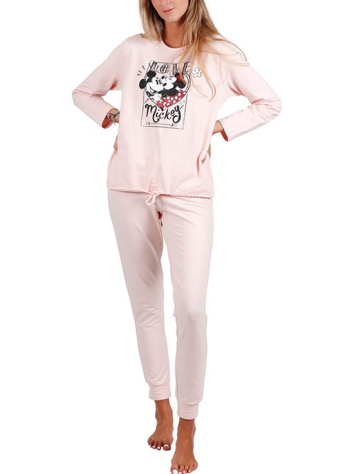 Pyjama pantalon et haut first dates disney - Kiabi