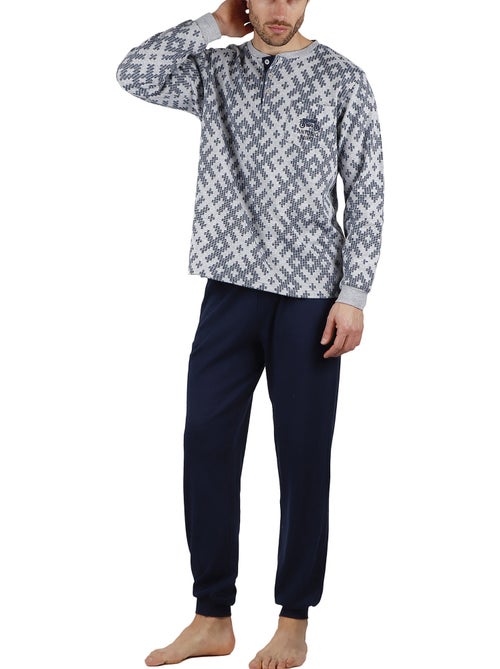 Pyjama pantalon et haut jacquard racing antonio miro - Kiabi Pyjama pantalon et haut jacquard racing antonio miro - Kiabi