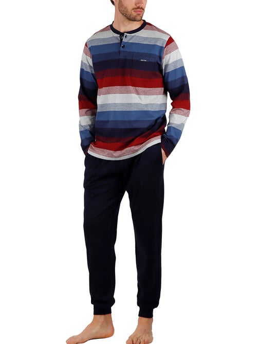 Pyjama pantalon et haut rayas sleeper - Kiabi