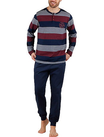 Pyjama pantalon et haut rayas stamp antonio miro