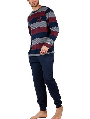 Pyjama pantalon et haut rayas stamp antonio miro
