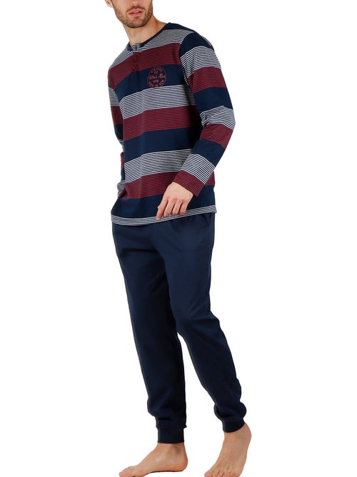 Pyjama pantalon et haut rayas stamp antonio miro - Kiabi Pyjama pantalon et haut rayas stamp antonio miro - Kiabi