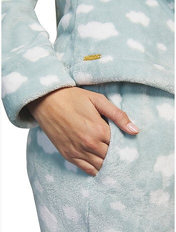 Pyjama pantalon haut manches longues polar joven