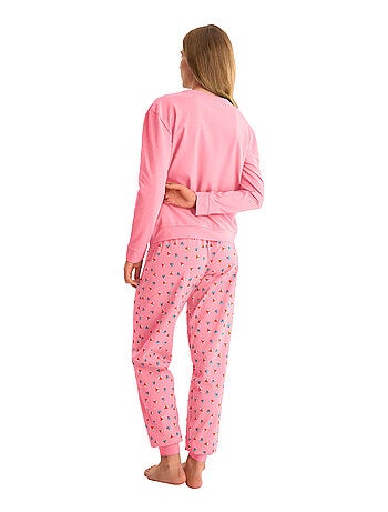 Pyjama pantalon jogger top m.longues foxy