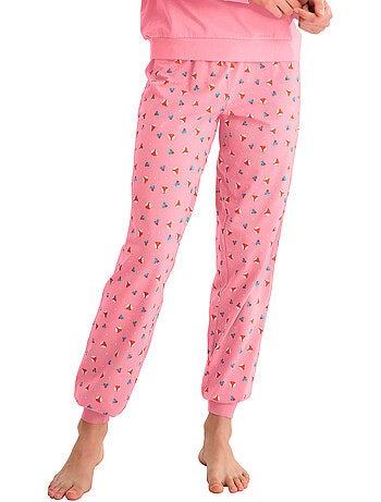 Pyjama pantalon jogger top m.longues foxy
