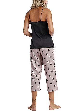 Pyjama pantalon palazzo caraco elegant dots