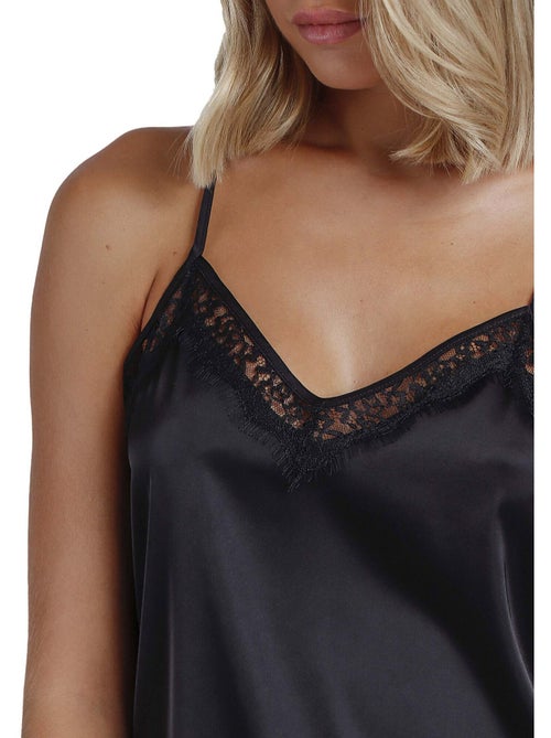 Pyjama pantalon palazzo caraco elegant dots - Kiabi