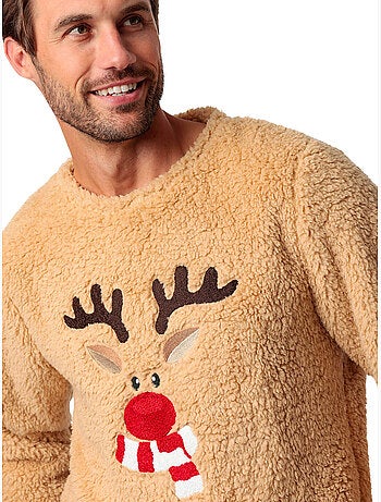 Pyjama pantalon pull reindeer