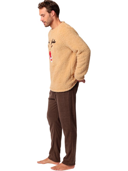 Pyjama pantalon pull reindeer - Kiabi Pyjama pantalon pull reindeer - Kiabi