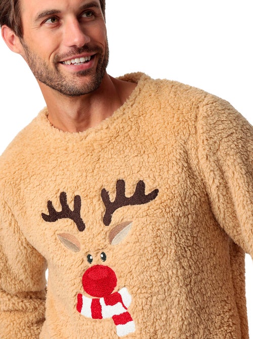 Pyjama pantalon pull reindeer - Kiabi Pyjama pantalon pull reindeer - Kiabi