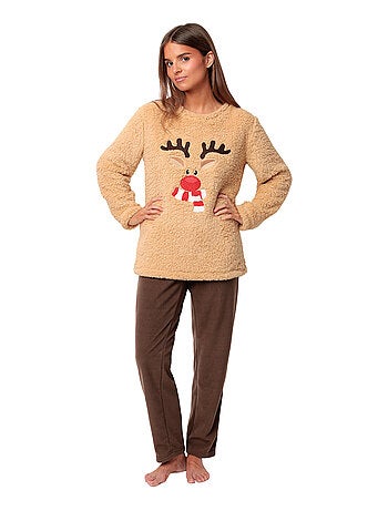 Pyjama pantalon pull reindeer